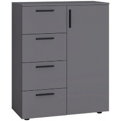 Изображение товара Комод Mobі Эйр 16.241 серый графит модульная система для гостиной