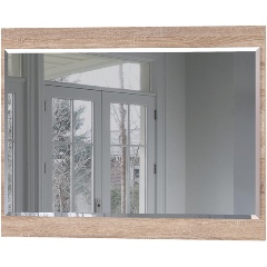 Изображение товара Зеркало MOBI Куба навесное с рамой дуб сонома 65x50 см