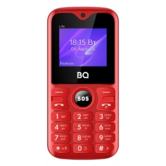 Изображение товара Мобильный телефон BQ 1853 Life Красно-черный