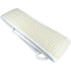 Изображение товара Мочалка Dewal Beauty для тела, с ручками, натуральный цвет