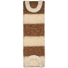 Изображение товара Мочалка VIVAL для тела, длинная с ручками, полосатая