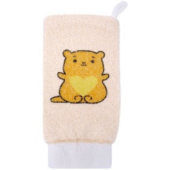 Изображение товара Мочалка-рукавица VIVAL детская, из хлопка с рисунком