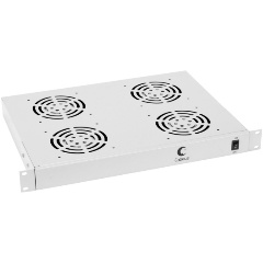 Изображение товара Модуль вентиляторный Cabeus JG03, 4 вентилятора, серый