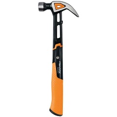 Изображение товара Молоток Fiskars с загнутым гвоздодёром M 16oz/13.5" 1027202