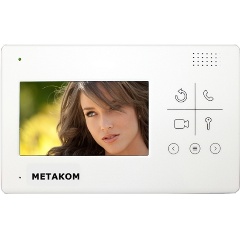 Изображение товара Монитор видеодомофона Метаком MKV-VM8 с цветным дисплеем сенсорной клавиатурой