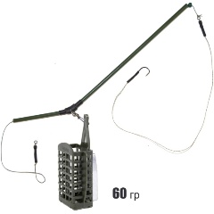 Изображение товара Монтаж фидерный Salmo SQUARE с противозакручивателем 60г