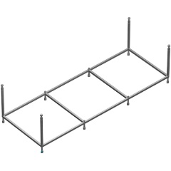 Изображение товара Монтажный комплект к ванне Roca "Hall" ZRU9302770, 170*75 см
