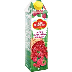 Изображение товара Морс Сады Придонья бруснично-малиновый 1 л