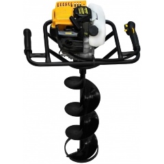 Изображение товара Мотобур Champion AG252 с шнеком 200мм — профессиональный инструмент для земляных работ