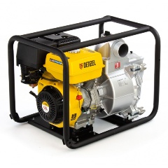 Изображение товара Мотопомпа бензиновая для грязной воды DENZEL PX-80D 99204