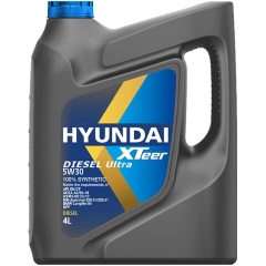 Изображение товара Моторное масло HYUNDAI Xteer Diesel Ultra 5W-30 синтетическое 4 л