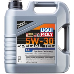 Изображение товара Моторное масло LIQUI MOLY Special Tec LL 5W-30 HC-синтетическое 4 л