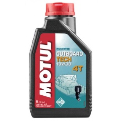 Изображение товара Моторное масло MOTUL Outboard Tech 4T SAE 10W-30 1 л (замена 104264)