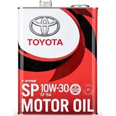 Изображение товара Моторное масло TOYOTA SР 10W-30 синтетическое 4 л (Япония)