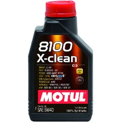 Изображение товара Моторное масло MOTUL 8100 X-clean 5W-40 синтетическое 1 л