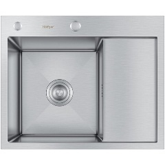 Изображение товара Мойка для кухни Hoffger 5848L SATIN (Чаша слева)