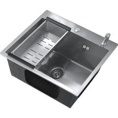 Изображение товара Кухонная мойка ULGRAN STEEL 500 Х 450 из нержавеющей стали