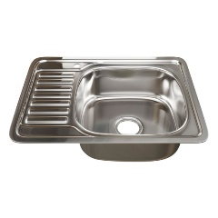 Изображение товара Кухонная мойка MIXLINE 50х65 (0,8) прав вып 3 1/2, 18см с сифоном ДЕКОР