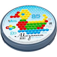 Изображение товара Мозаика ДЕСЯТОЕ КОРОЛЕВСТВО 02073 круглая шестигранная 85 шт