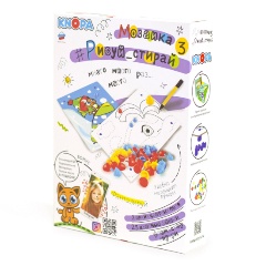 Изображение товара Мозаика КНОПА 87067 Рисуй стирай развивающая для детей 3+