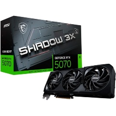 Изображение товара MSI GeForce RTX 5070 SHADOW 3X 12G видеокарта игровая мощная