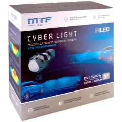 Изображение товара Светодиодные модули MTF Light линзованные Bi-LED серия CYBER LIGHT, 12В, ближ/дальний 57/67Вт, 6000К, 3", 2шт.