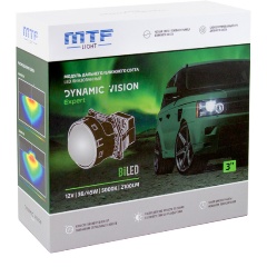 Изображение товара Модули MTF Light линзованные Bi-LED серия DYNAMIC VISION Expert 12В, 45Вт, 5000К, 3 д-ма, комп. 2шт.