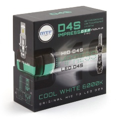 Изображение товара Светодиодные лампы MTF Light серия IMPRESS OEM LED D4S, 35W, 4750LM, 6000K, штатный размер, к-кт.