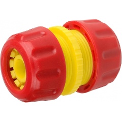 Изображение товара Муфта GRINDA из ударопрочной пластмассы, шланг-шланг, 1/2"