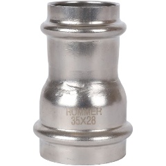 Изображение товара Муфта ROMMER переходная ВПр, 35х28, из нержавеющей стали прессовой