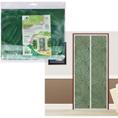 Изображение товара Сетка антимоскитная МУЛЬТИДОМ "Листья" для дверного проема, 50х210 см (CF84-39)