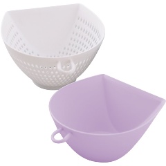 Изображение товара Дуршлаг с миской "Дабл" МУЛЬТИДОМ 14х13,5х8см