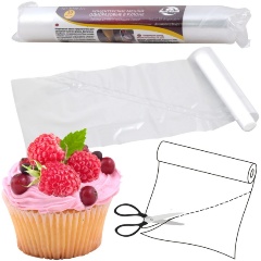 Изображение товара Кондитерские мешки одноразовые в рулоне МУЛЬТИДОМ 45x23см 70мкм, 10 штук