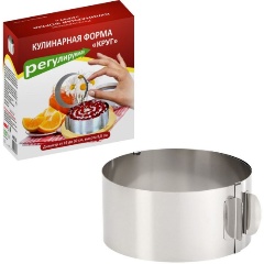 Изображение товара Кулинарная форма для выпечки "Круг" регулируемая МУЛЬТИДОМ 16-30см