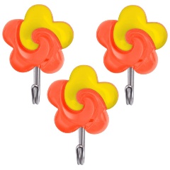 Изображение товара Набор из 3 крючков самоклеющихся "Цветочки" МУЛЬТИДОМ PY27-148