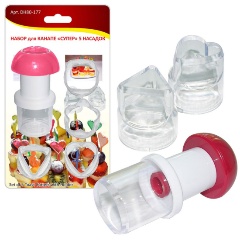 Изображение товара Набор форм для приготовления канапе МУЛЬТИДОМ "Супер" DH80-177