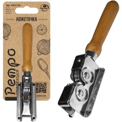 Изображение товара Ножеточка с деревянной ручкой МУЛЬТИДОМ AN57-56, 18см