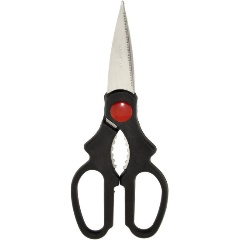 Изображение товара Ножницы кухонные МУЛЬТИДОМ черные ручки 20,5см