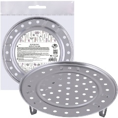 Изображение товара Пароварка накладная МУЛЬТИДОМ VL80-446, нержавеющая сталь, d21,5 см