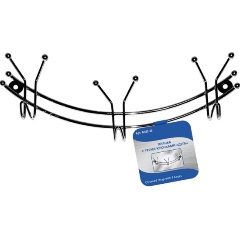 Изображение товара Планка с 3 крючками "Дуга" МУЛЬТИДОМ AN52-23, 29см
