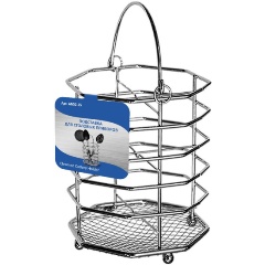 Изображение товара Подставка для столовых приборов МУЛЬТИДОМ 8 граней, хром