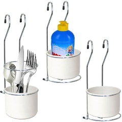 Изображение товара Подставка для столовых приборов навесная на рейлинг МУЛЬТИДОМ AN52-131