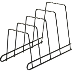 Изображение товара Подставка для крышек и разделочных досок МУЛЬТИДОМ "Лофт" DA52-162, 25,5х14,5х19 см, черный