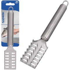 Изображение товара Рыбочистка МУЛЬТИДОМ VL35-54 из нержавеющей стали для быстрой очистки рыбы