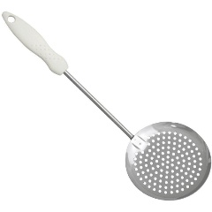 Изображение товара Шумовка Порто МУЛЬТИДОМ AN50-27 хром с белой ручкой диаметр рабочей части