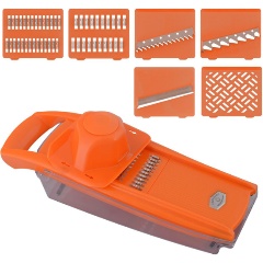 Изображение товара Терка с 6 насадками, держателем и контейнером МУЛЬТИДОМ МТ76-114