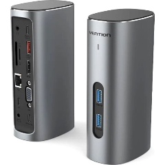 Изображение товара Мультифункциональная док-станция Vention TPJH0-EU USB Type C 12 в 1