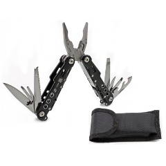 Изображение товара Мультитул Stinger MT-MQ007-BK, 9 инструментов, нейлоновый чехол (чёрный)