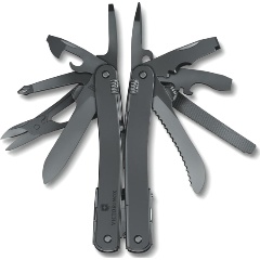 Изображение товара Мультитул VICTORINOX SwissTool Spirit MXBS, 105 мм, 24 функции, чёрный, в нейлоновом чехле