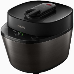 Изображение товара Мультиварка-скороварка Philips HD2151/40 с 35 программами и таймером